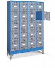 FAM104517 - PERFOM típusú értéktároló szekrény tartozékokkal - DIM. MM W=1195 D=500 H=1950 - Szín: kék + szürke RAL5012+RAL7000