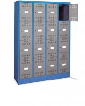 FAM114401 - PERFOM típusú értéktároló szekrény tartozékokkal - DIM. MM W=1195 D=500 H=1750 - Szín: kék + szürke RAL5012+RAL7000