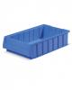 FPK255100 - MULTIBOX műanyag tároló - DIM. MM W=240 D=400 H=100 - Szín: kék